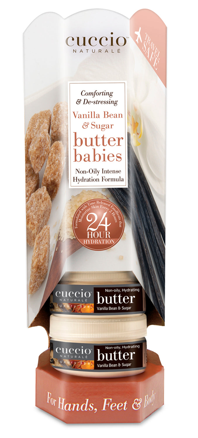 Body Butter Babies Vanilla Bean & Sugar 6x42g Cuccio