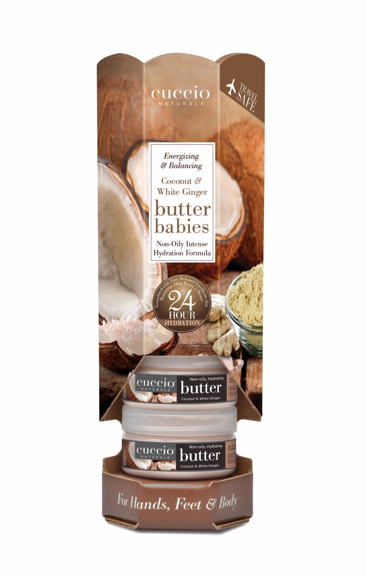 Body Butter Babies Coconut & Ginger 6x42g Cuccio