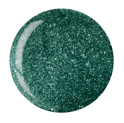 CP Dipping Powder14g - 5596-5 Jade W/ Silver Glitter